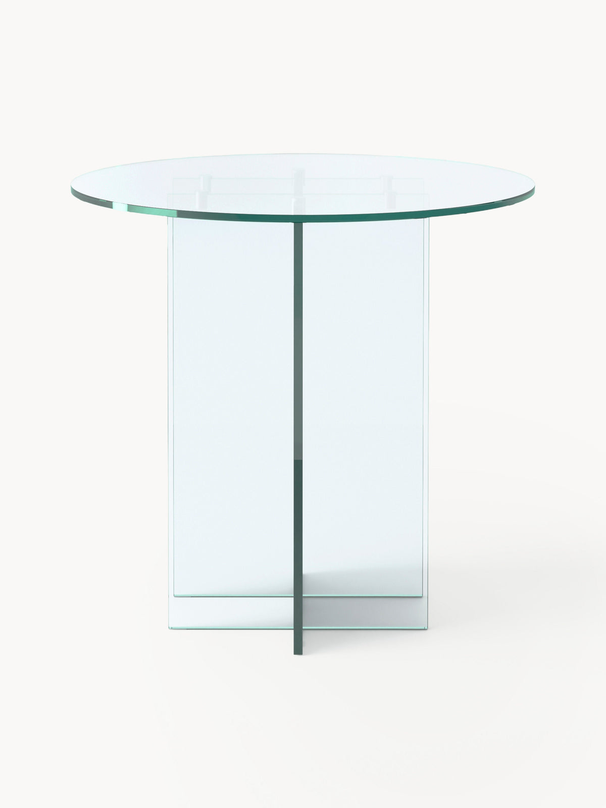 Anoudie Round Glass Dining Table, in Various Sizes