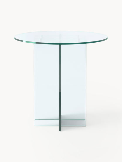 Anoudie Round Glass Dining Table, in Various Sizes