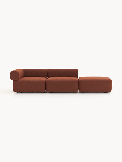 Antelis Modular Ottoman in Bouclé