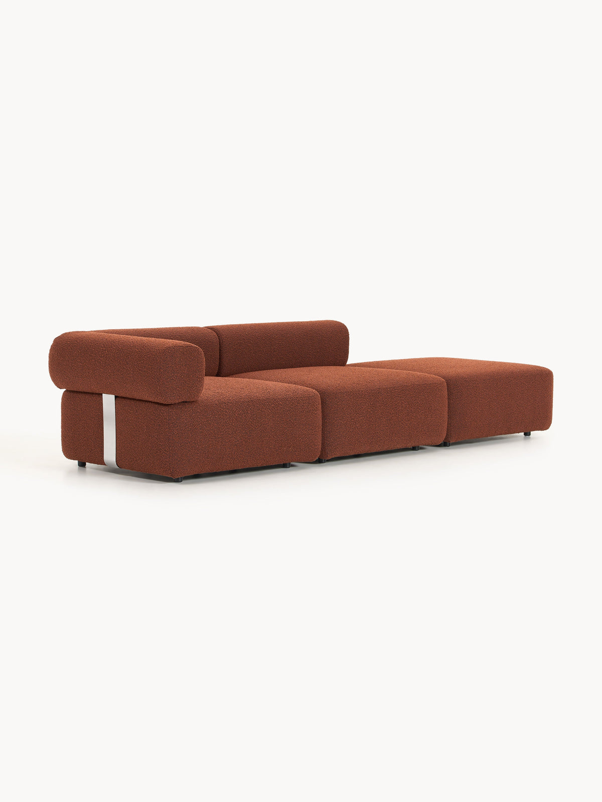 Antelis Modular Ottoman in Bouclé