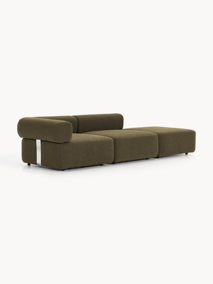 Antelis Modular Ottoman in Bouclé