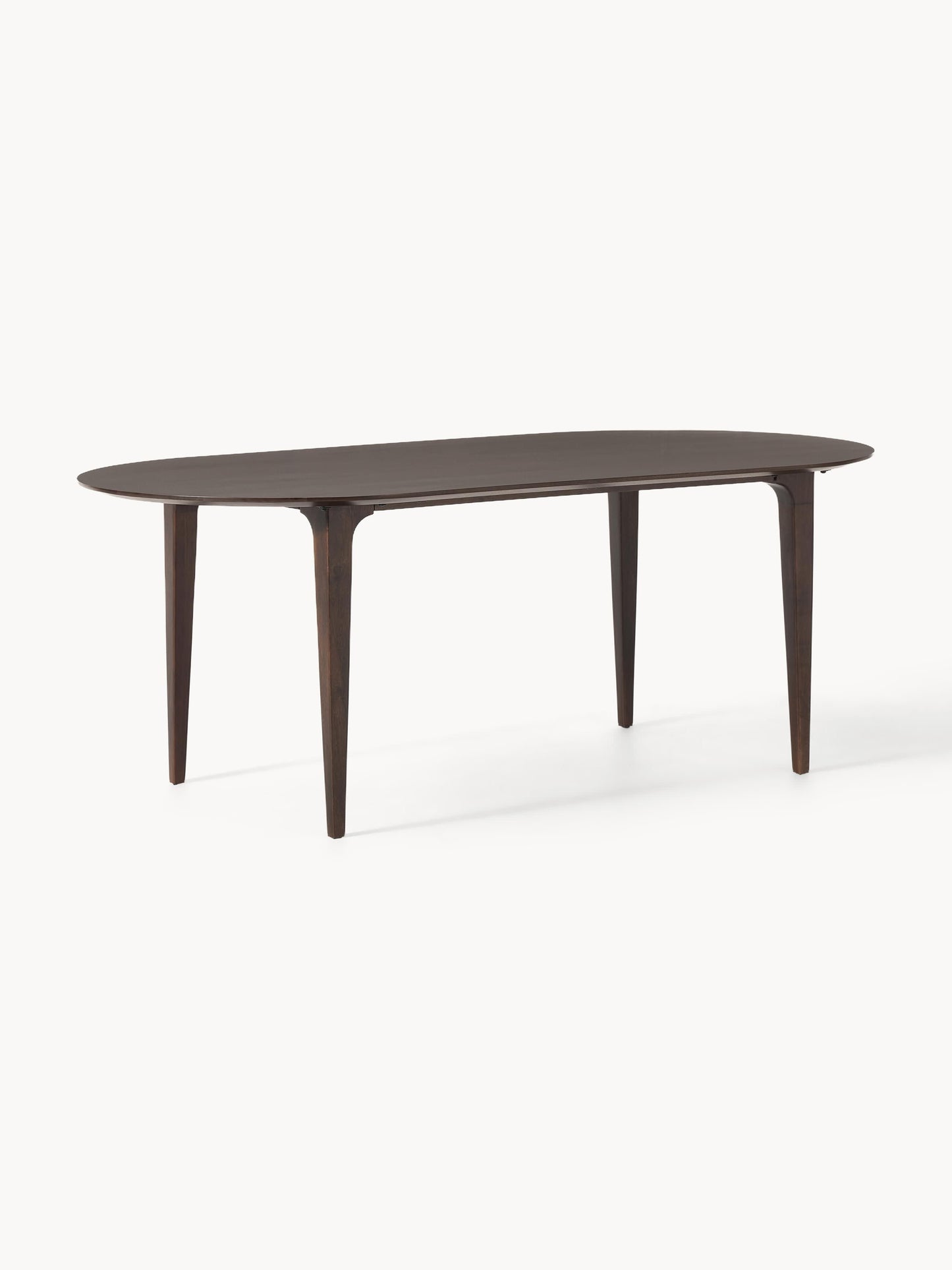 Archessi Oval Dining Table in Mango Wood, 200 x 100 cm