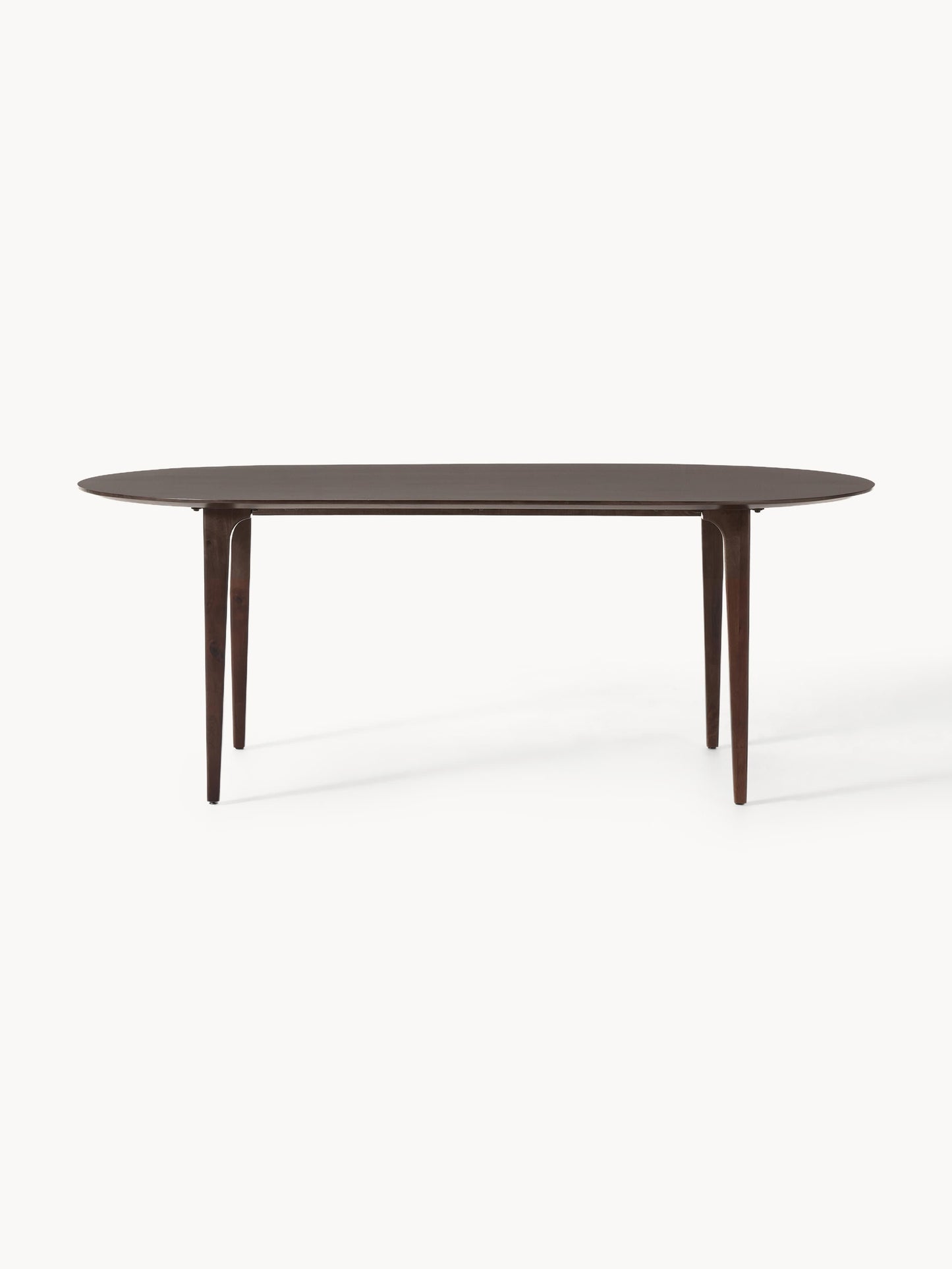 Archessi Oval Dining Table in Mango Wood, 200 x 100 cm