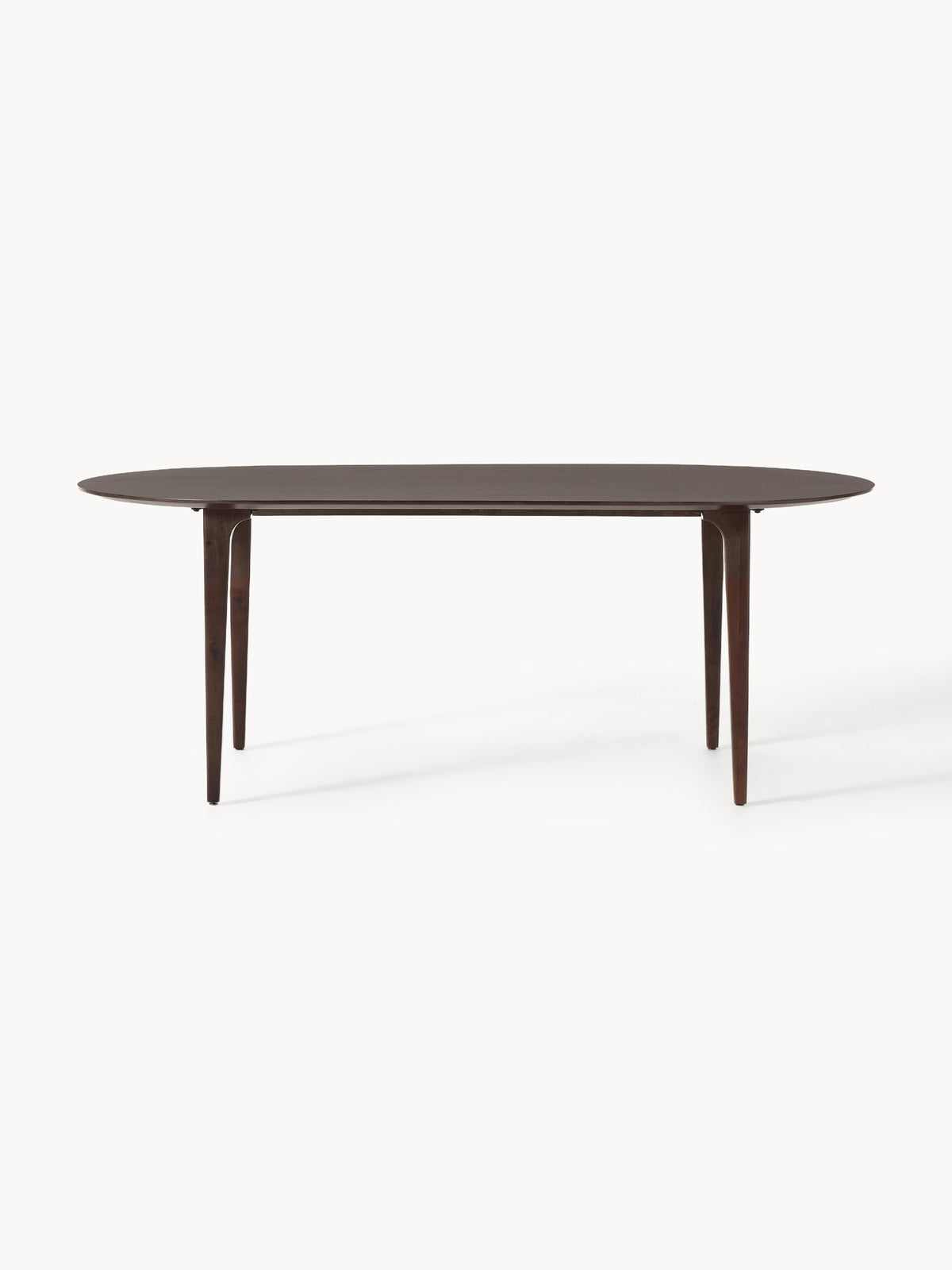 Archessi Oval Dining Table in Mango Wood, 200 x 100 cm