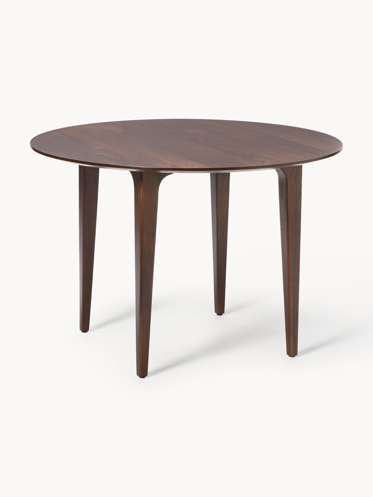 Archessi Round Dining Table in Mango Wood, Ø 110 cm