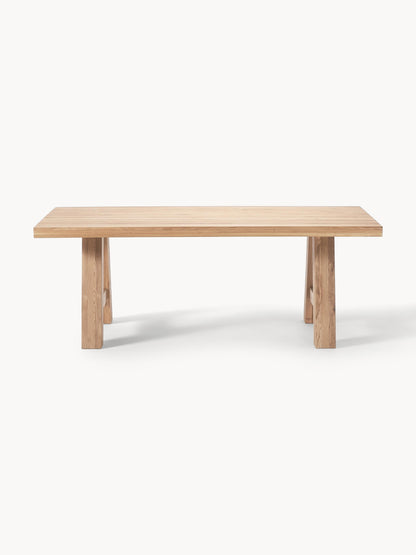 Ashino Dining Table in Oak, in Various Sizes