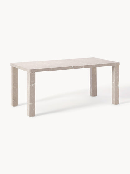 Carlaro Dining Table in Marble Look, 180 x 90 cm