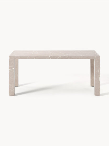 Carlaro Dining Table in Marble Look, 180 x 90 cm