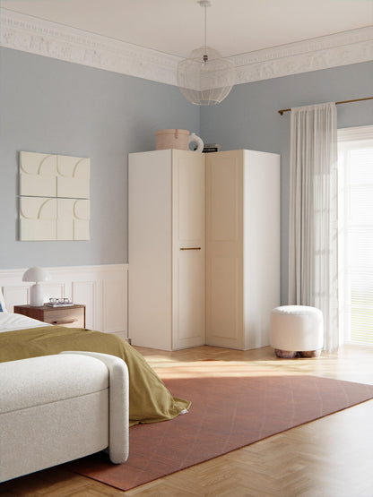 Charmoine Modular Corner Wardrobe, 115 cm Wide