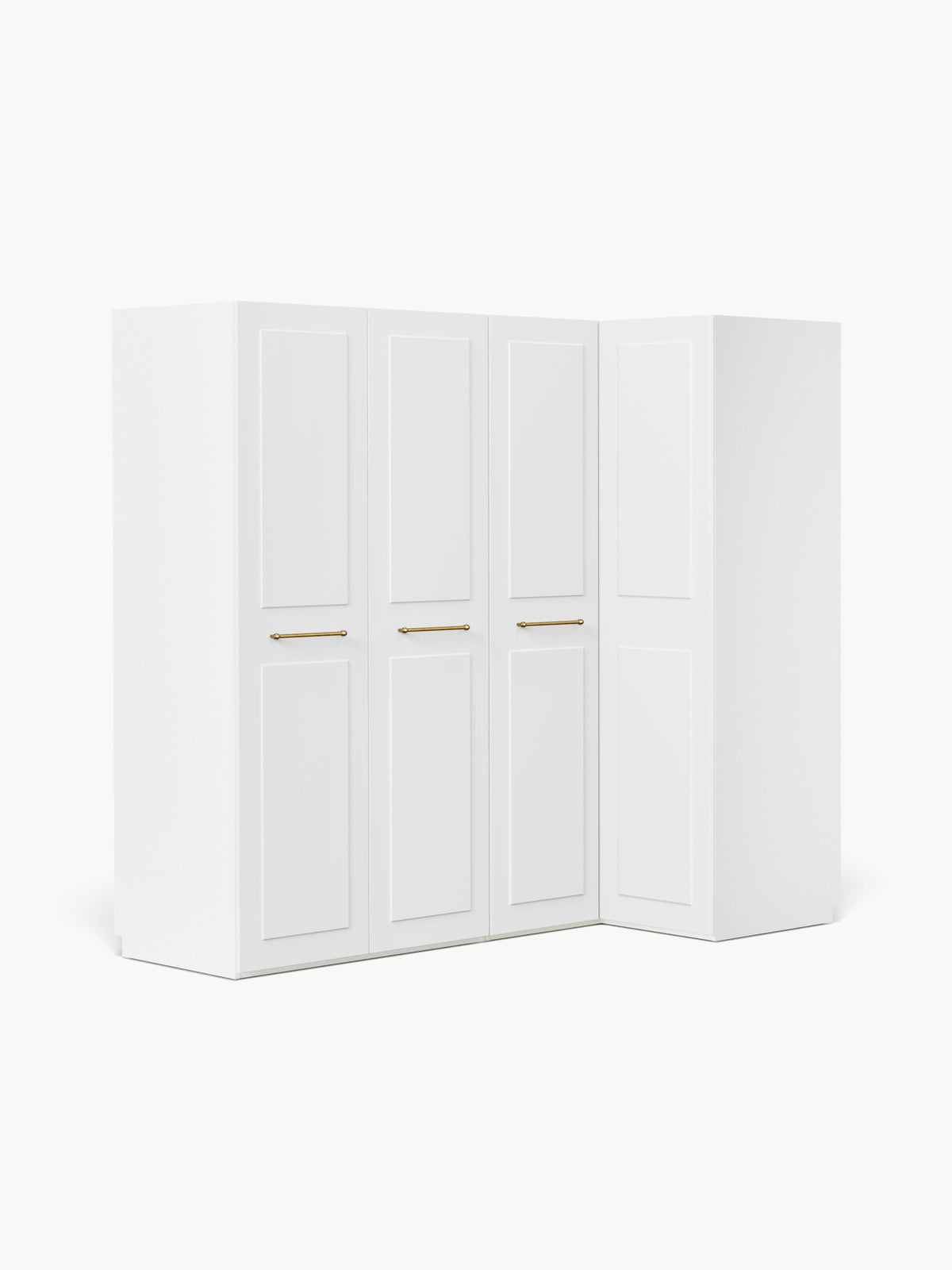 Charmoine Modular Corner Wardrobe, 215 cm Wide, in Various Sizes
