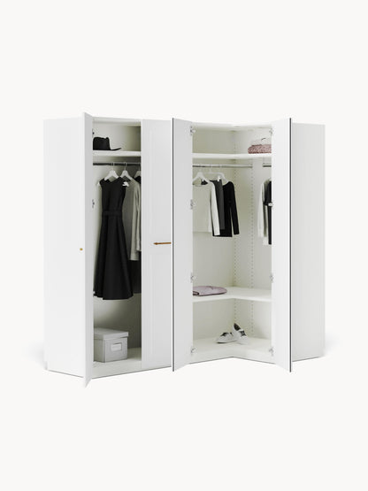 Charmoine Modular Corner Wardrobe, 215 cm Wide, in Various Sizes