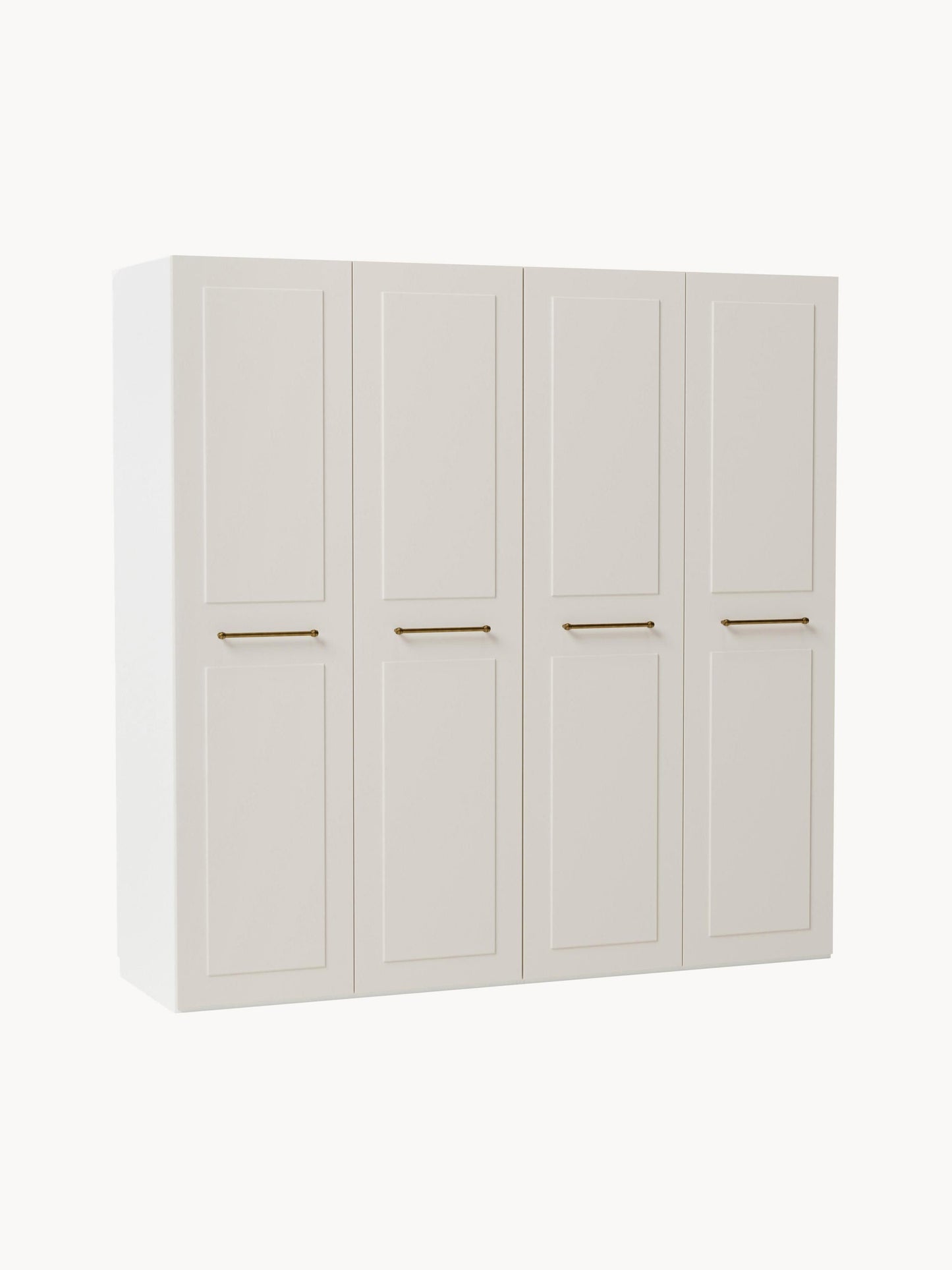 Charmoine Modular Hinged-Door Wardrobe, 200 cm Wide, in Various Sizes