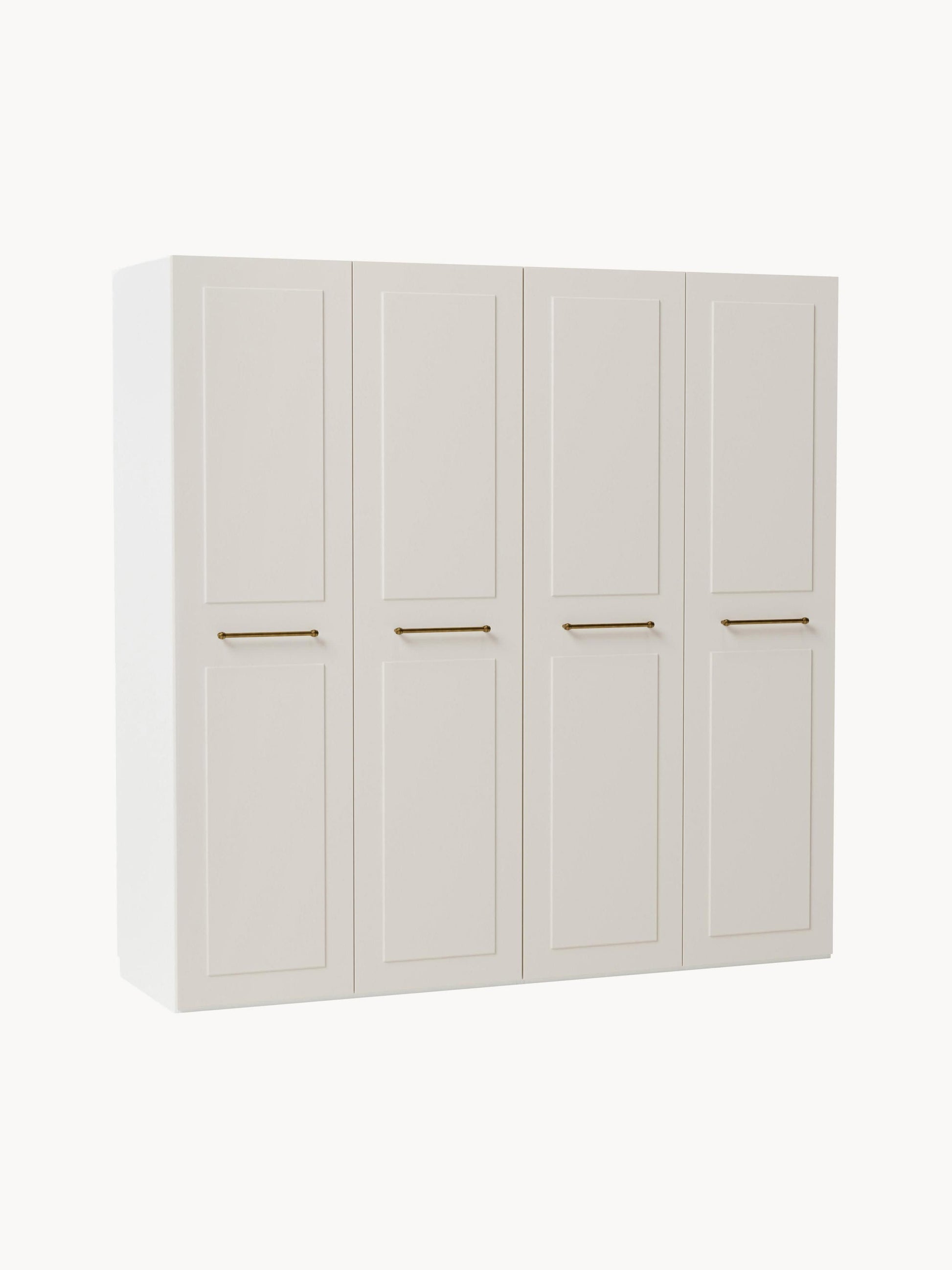Charmoine Modular Hinged-Door Wardrobe, 200 cm Wide, in Various Sizes
