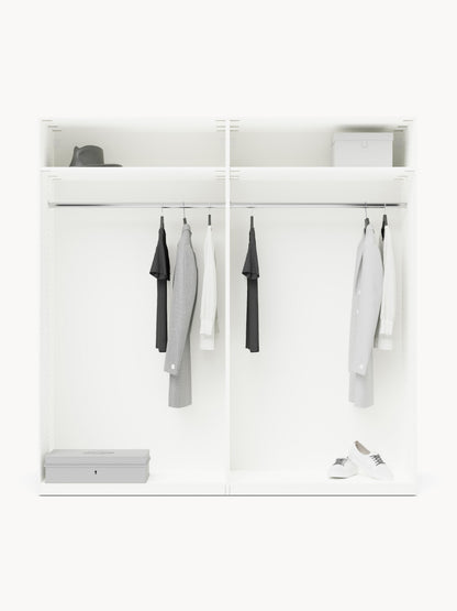 Charmoine Modular Hinged-Door Wardrobe, 200 cm Wide, in Various Sizes