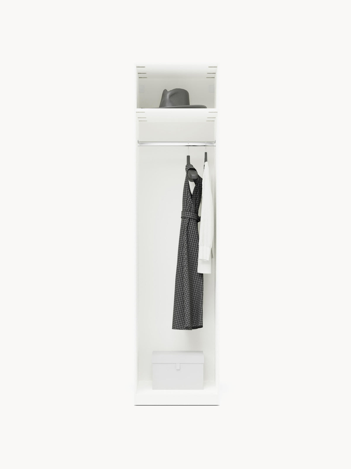 Charmoine Modular Hinged-Door Wardrobe, 50 cm Wide, in Various Sizes