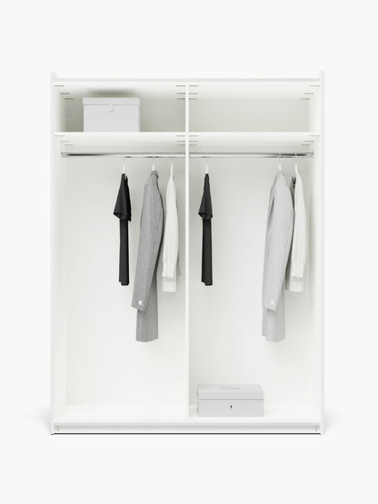 Charmoine Modular Sliding-Door Wardrobe, 150 cm Wide, in Various Sizes