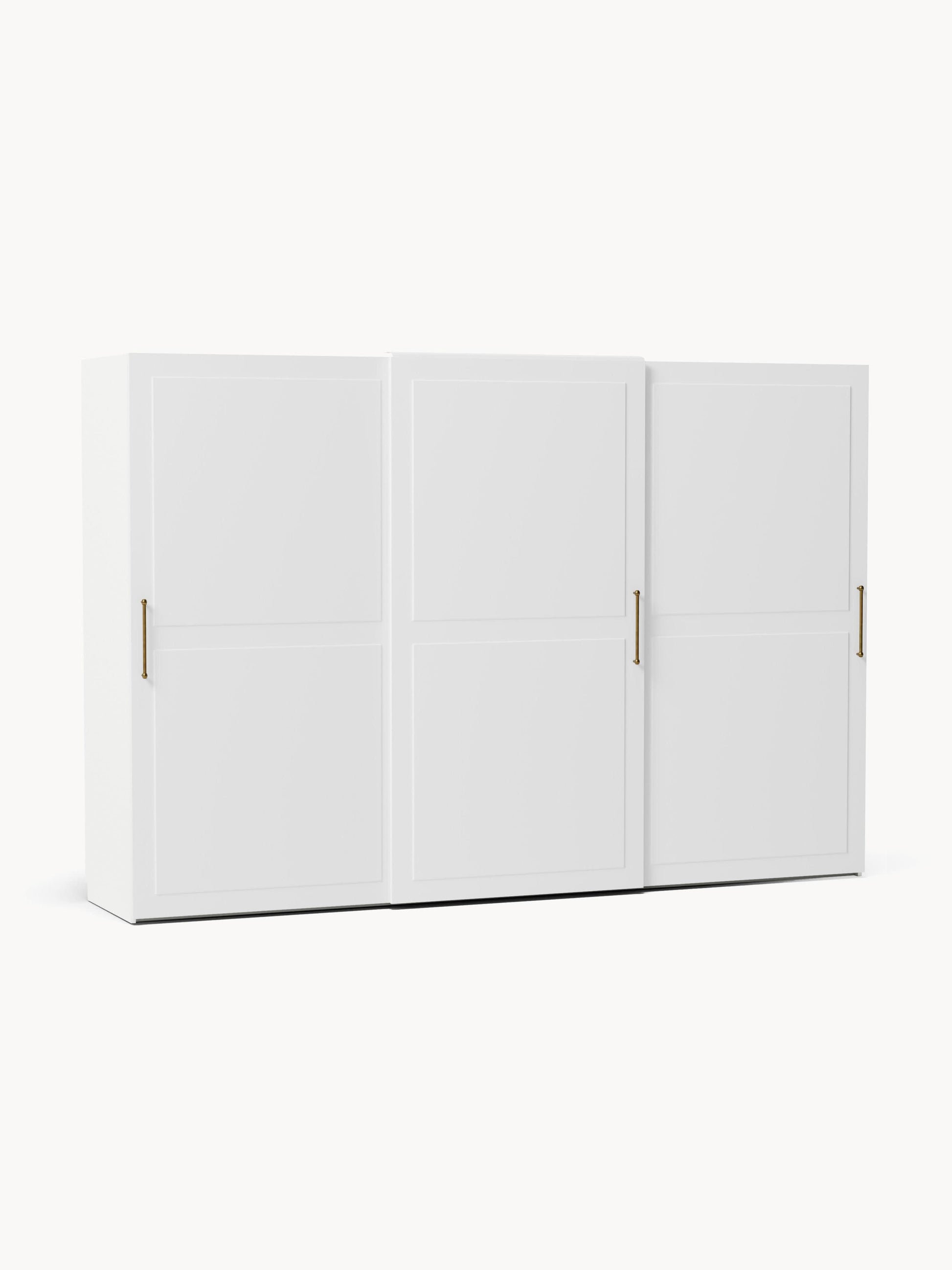 Charmoine Modular Sliding-Door Wardrobe, 300 cm Wide, in Various Sizes