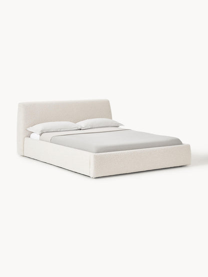 Clovarno Upholstered Bed in Bouclé