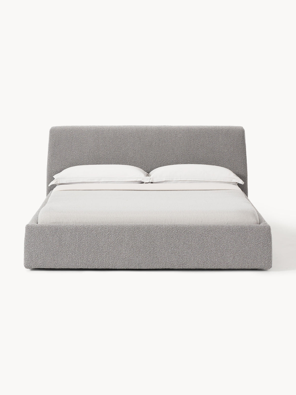 Clovarno Upholstered Bed in Bouclé