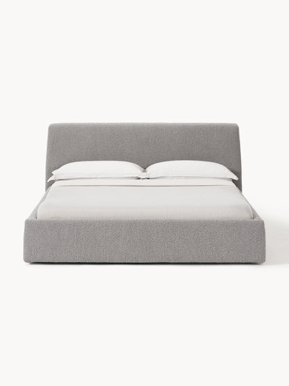 Clovarno Upholstered Bed in Bouclé