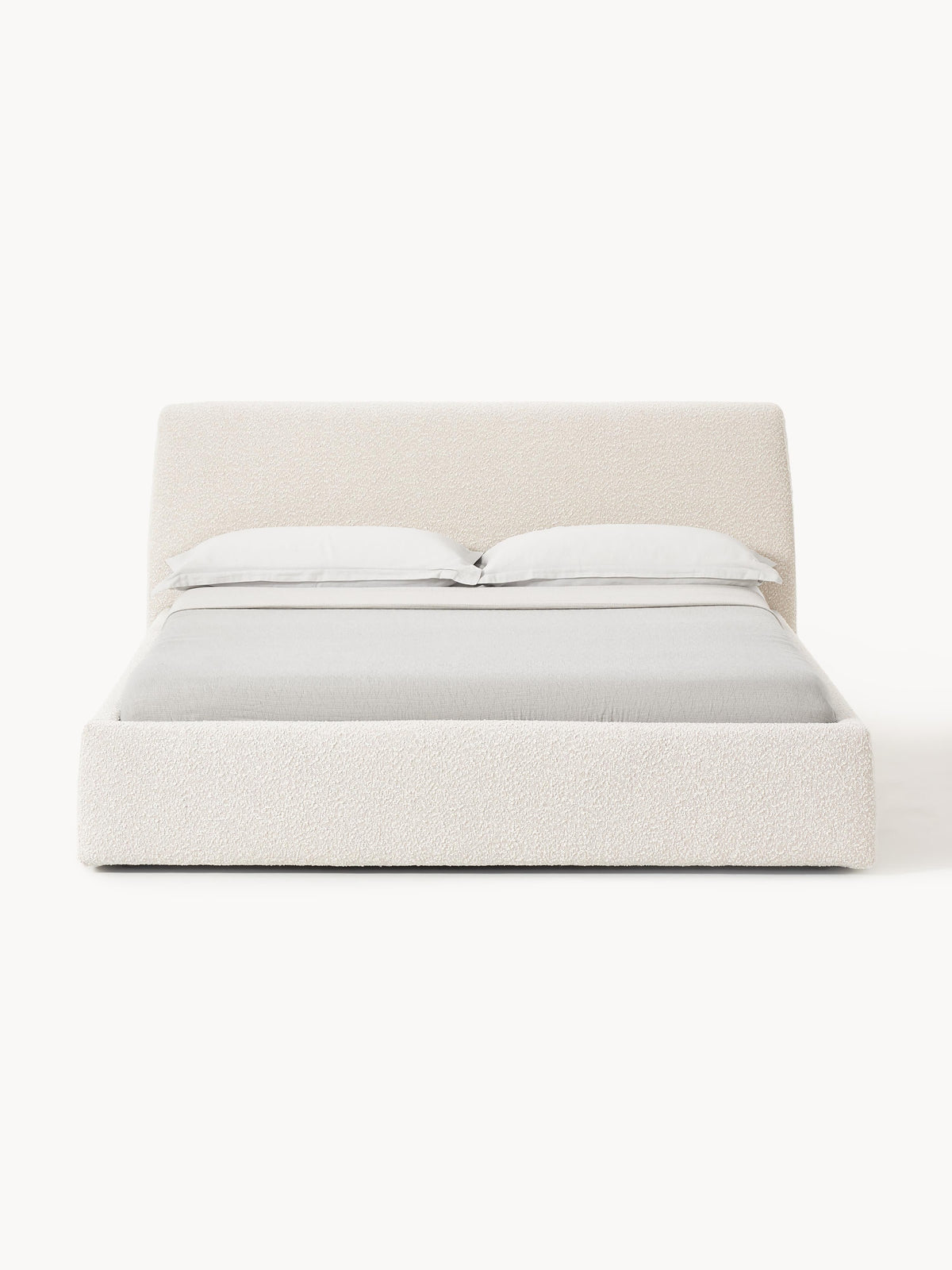 Clovarno Upholstered Bed in Bouclé
