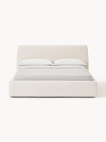 Clovarno Upholstered Bed in Bouclé