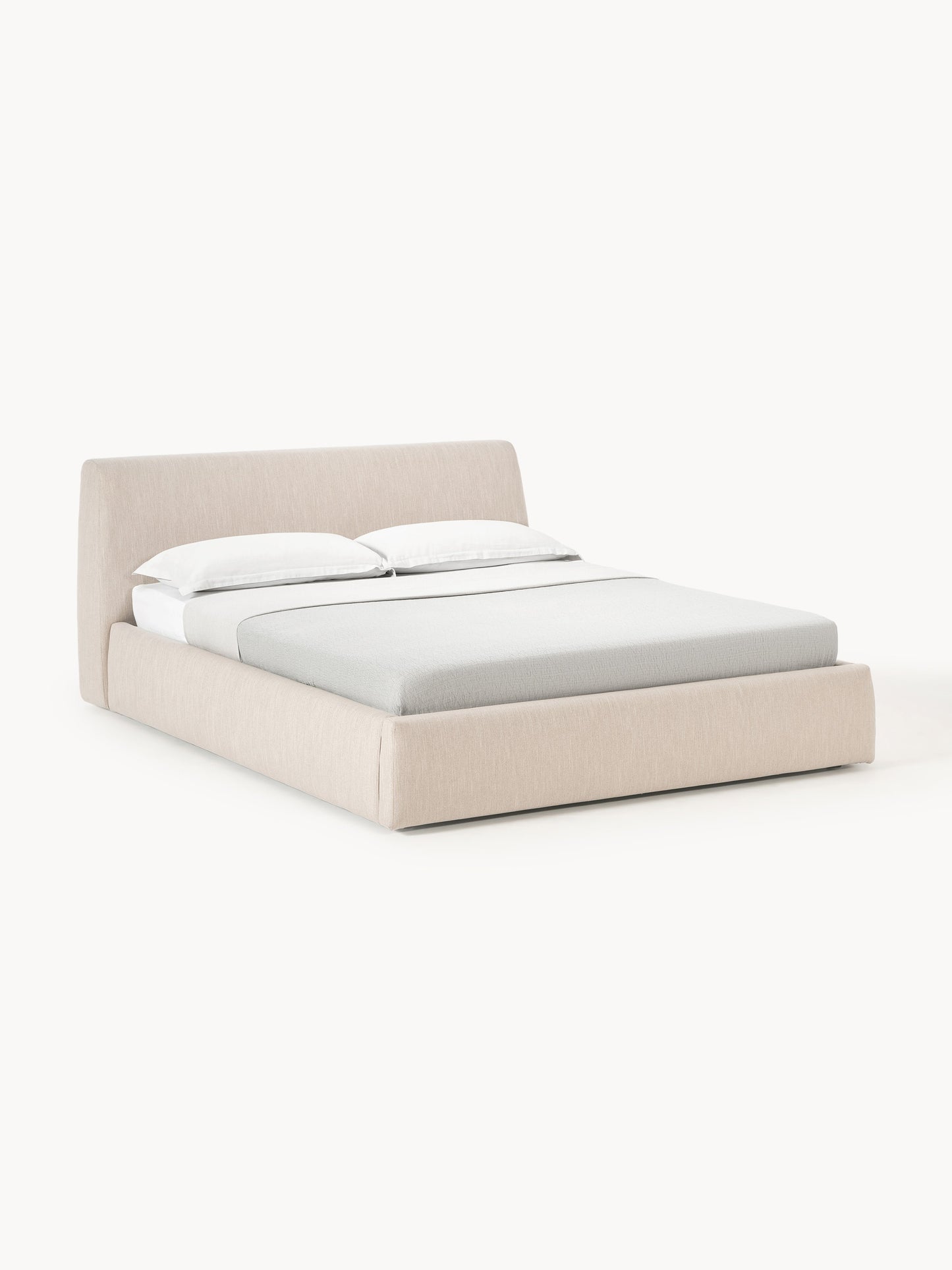 Clovarno Upholstered Bed with Storage