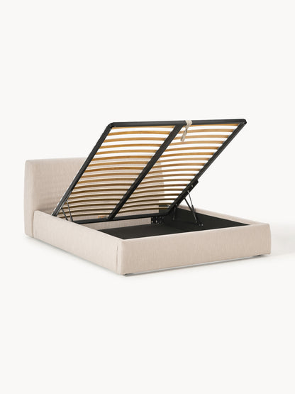 Clovarno Upholstered Bed with Storage