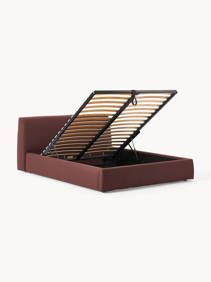 Clovarno Upholstered Bed with Storage