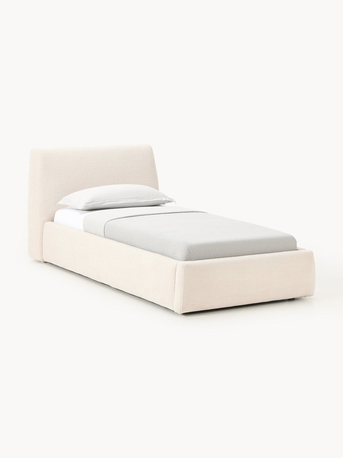 Clovarno Upholstered Single Bed