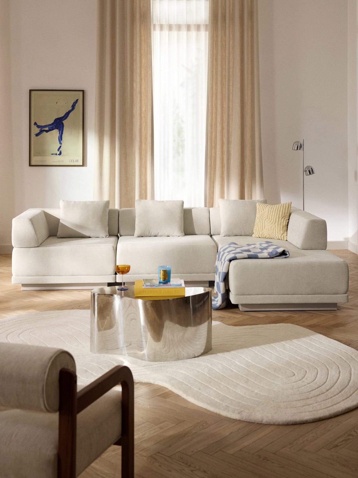 Colfia Modular Corner Sofa, 4-Seater