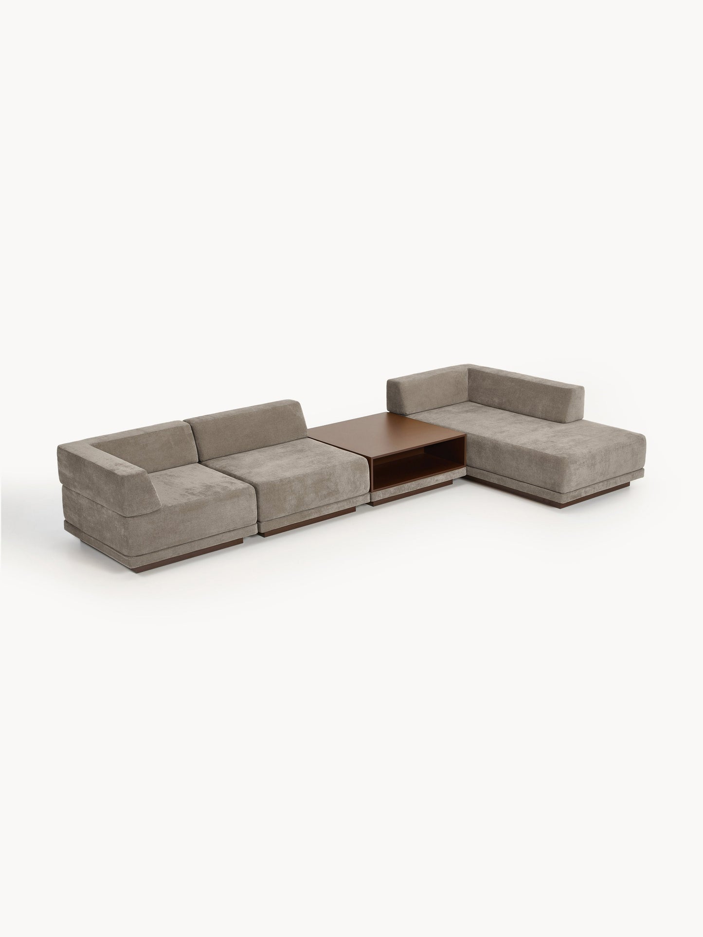 Colfia Modular Corner Sofa (4-Seater) with Coffee Table