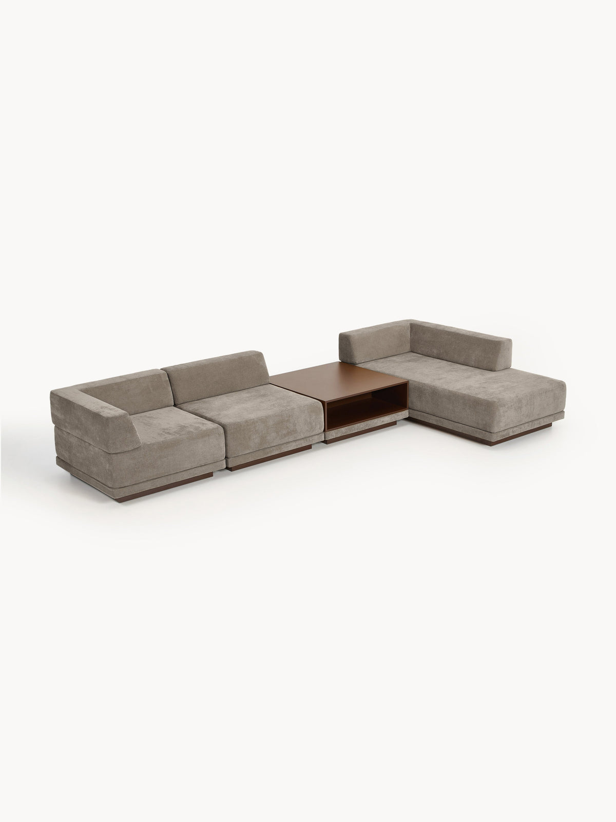Colfia Modular Corner Sofa (4-Seater) with Coffee Table