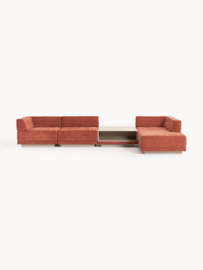 Colfia Modular Corner Sofa (4-Seater) with Coffee Table