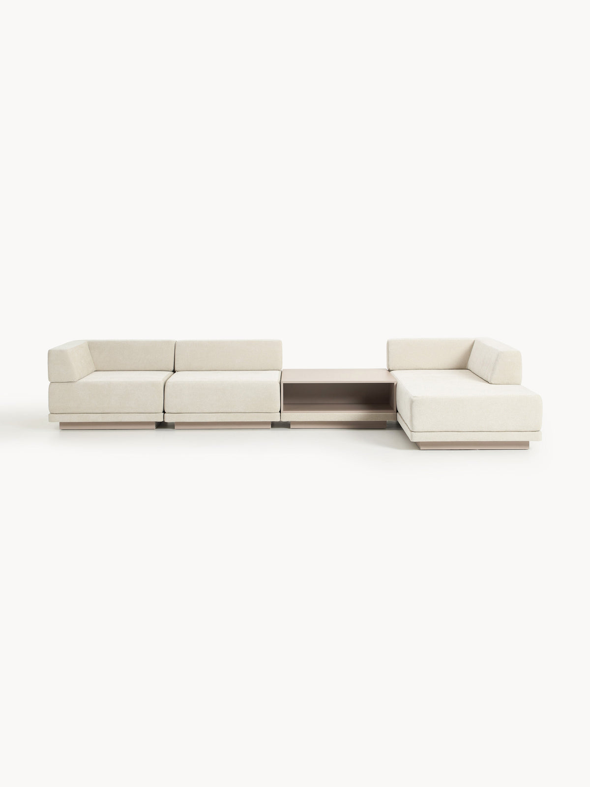 Colfia Modular Corner Sofa (4-Seater) with Coffee Table