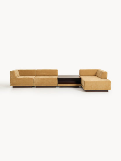 Colfia Modular Corner Sofa (4-Seater) with Coffee Table