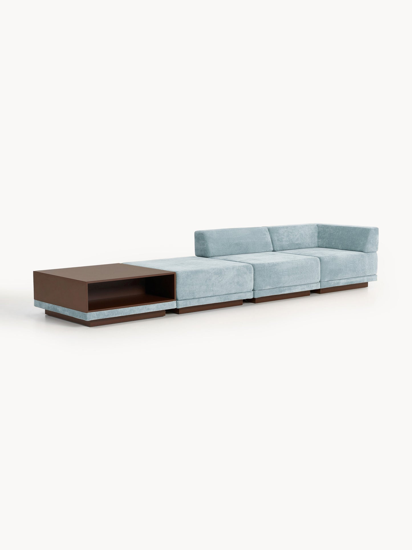 Colfia Modular Sofa (4-Seater) with Coffee Table & Ottoman