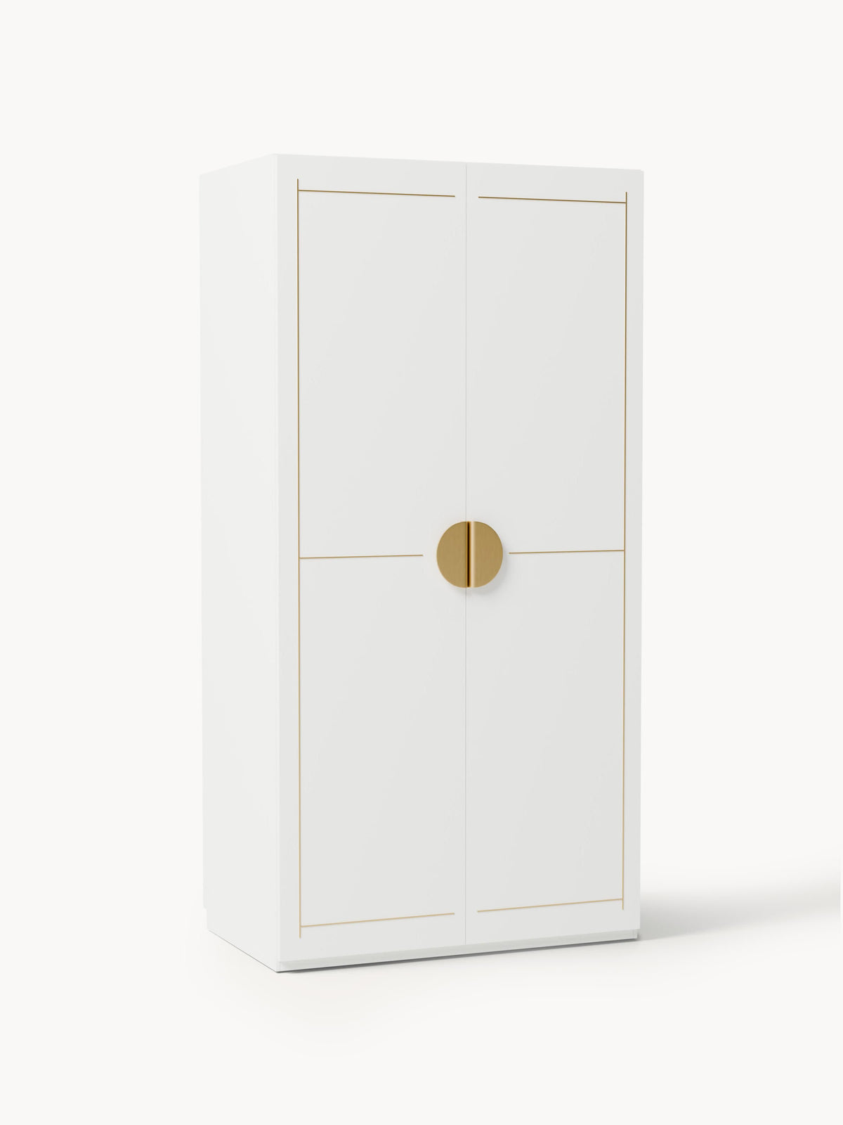 Denvita Modular Hinged-Door Wardrobe, 100 cm Wide, in Various Sizes