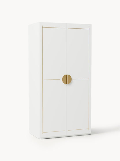 Denvita Modular Hinged-Door Wardrobe, 100 cm Wide, in Various Sizes