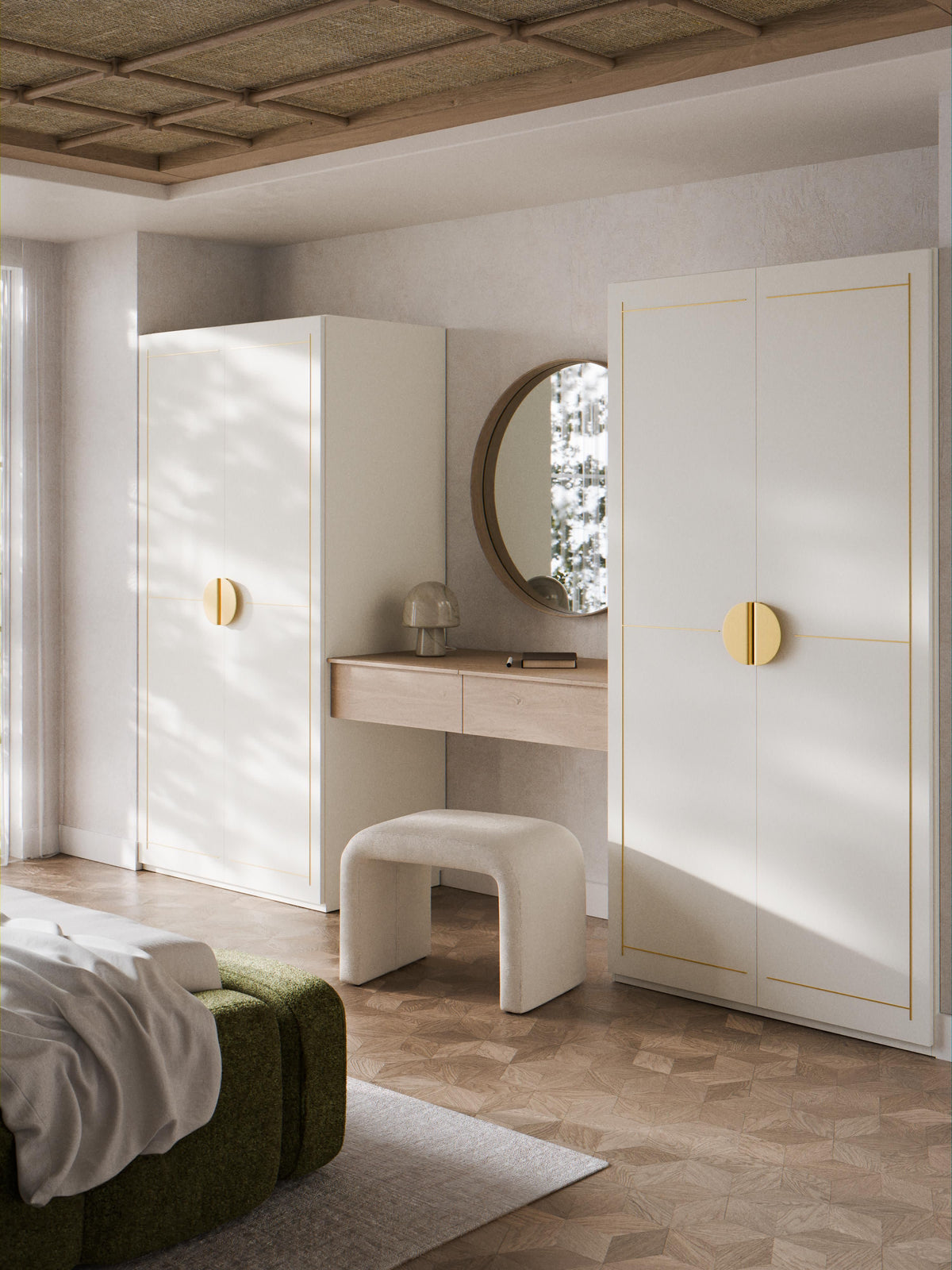 Denvita Modular Hinged-Door Wardrobe, 100 cm Wide, in Various Sizes