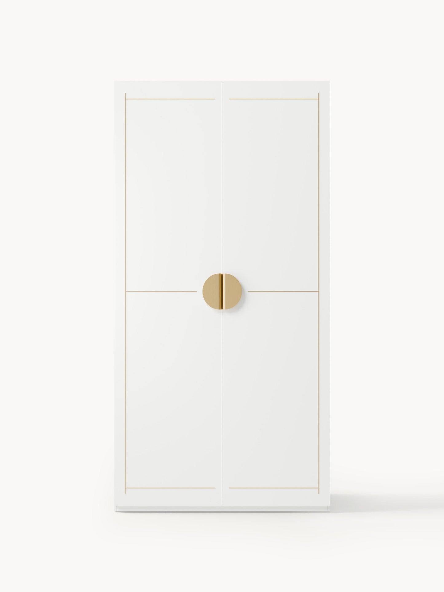 Denvita Modular Hinged-Door Wardrobe, 100 cm Wide, in Various Sizes