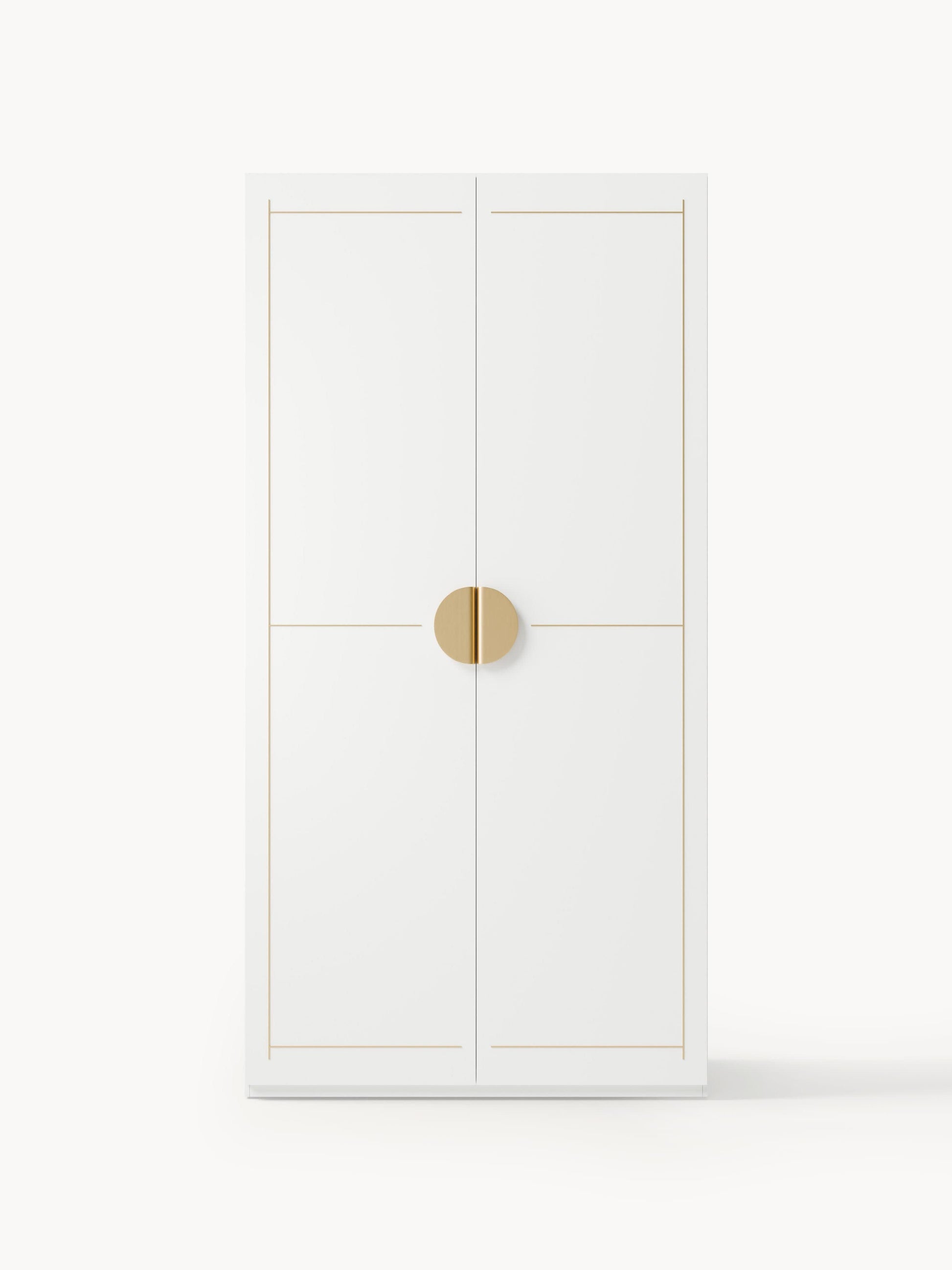 Denvita Modular Hinged-Door Wardrobe, 100 cm Wide, in Various Sizes