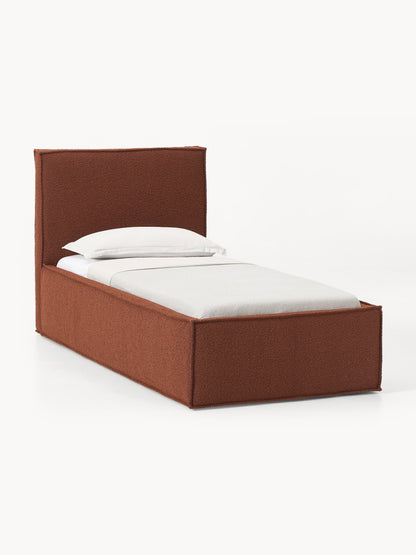 Drennova Single Bed in Bouclé