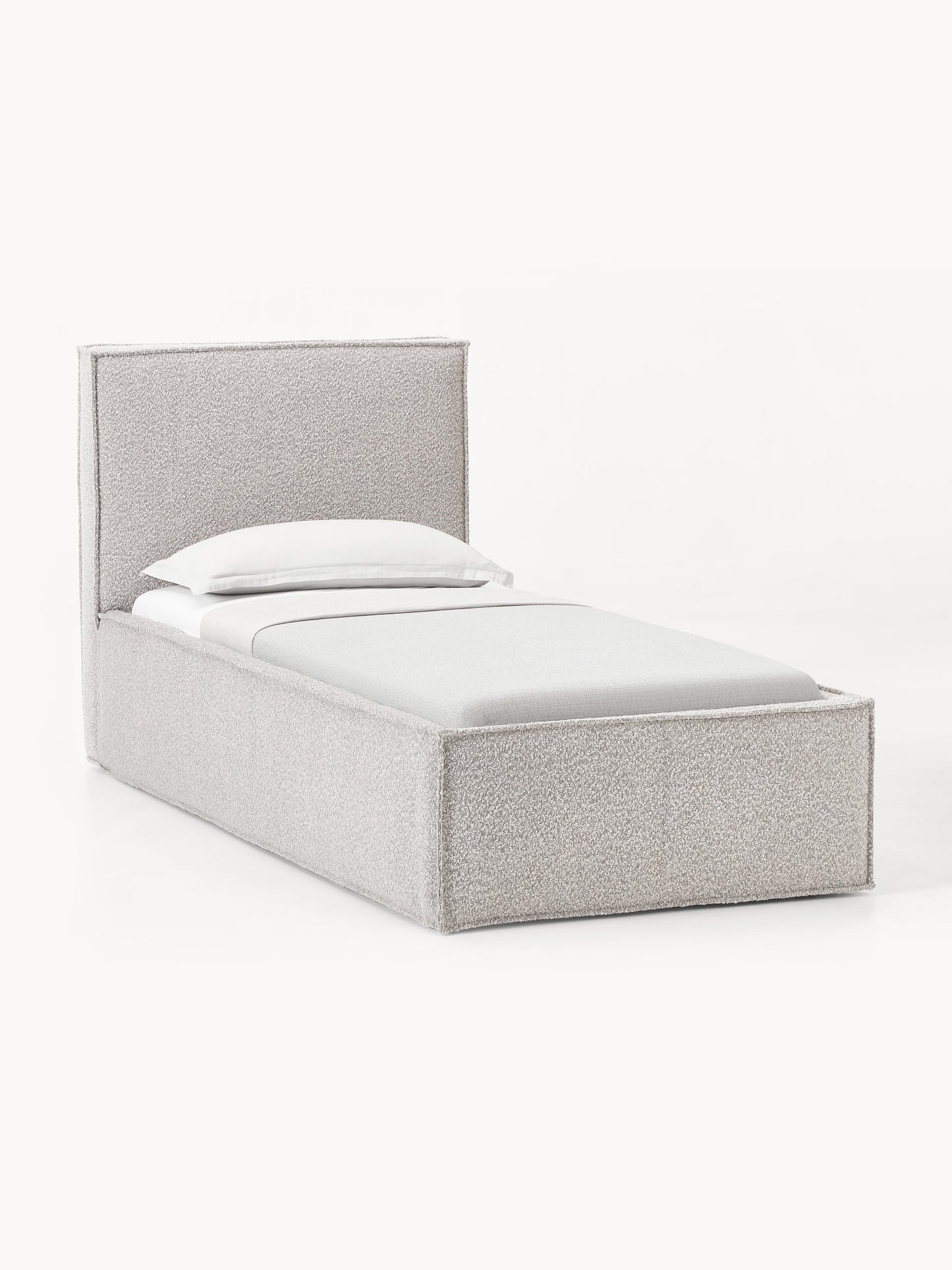 Drennova Single Bed in Bouclé