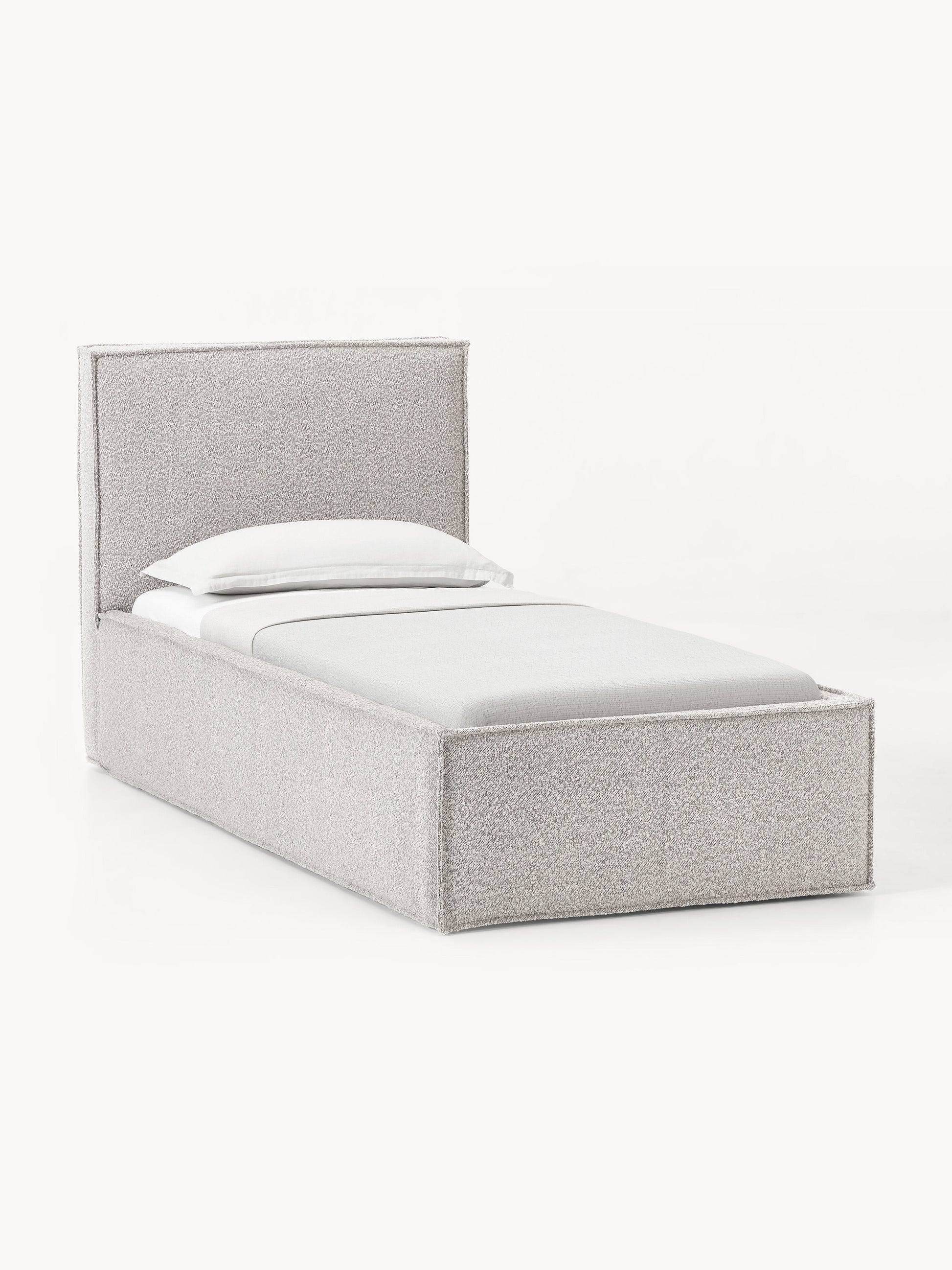 Drennova Single Bed in Bouclé