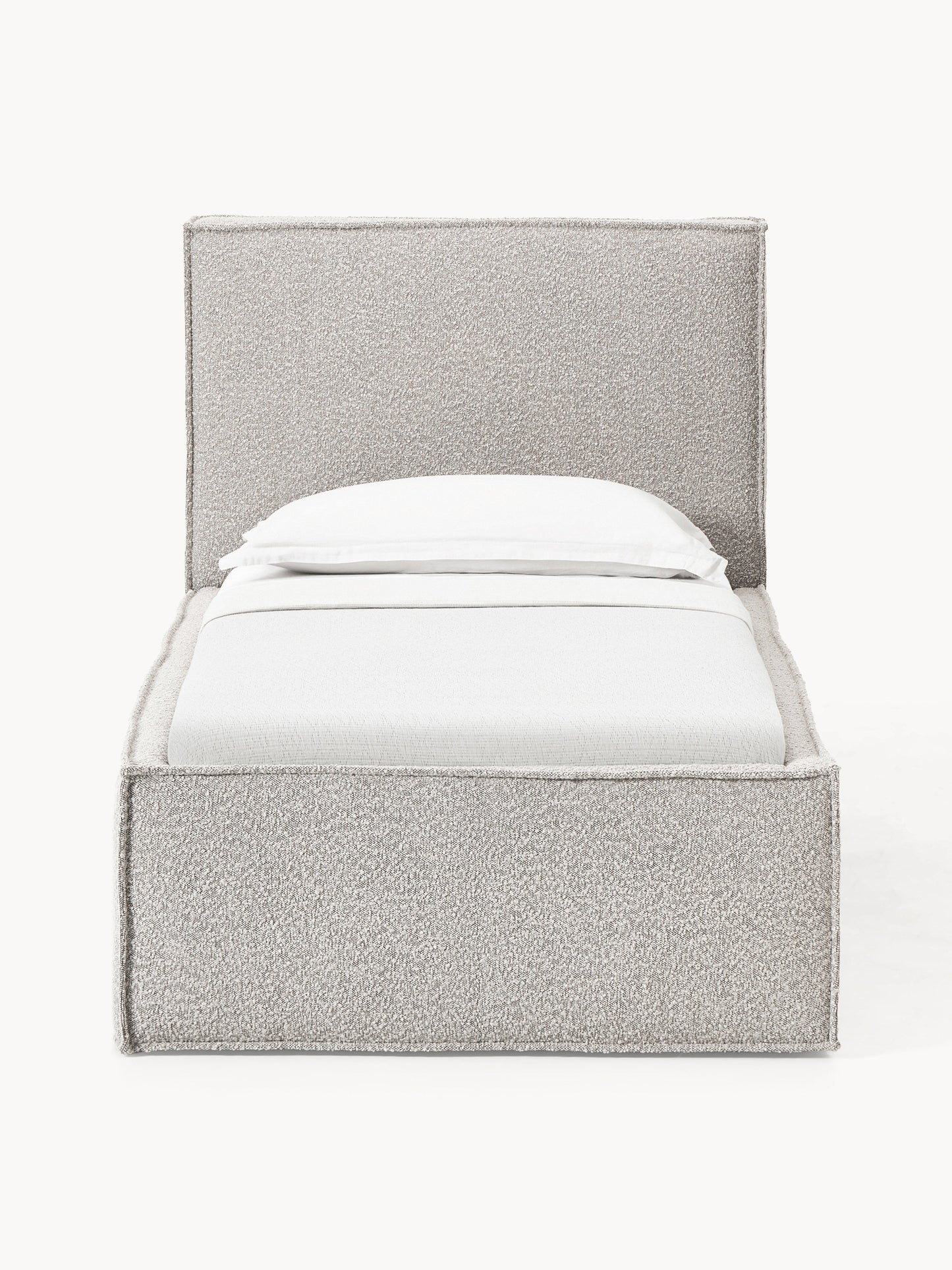 Drennova Single Bed in Bouclé
