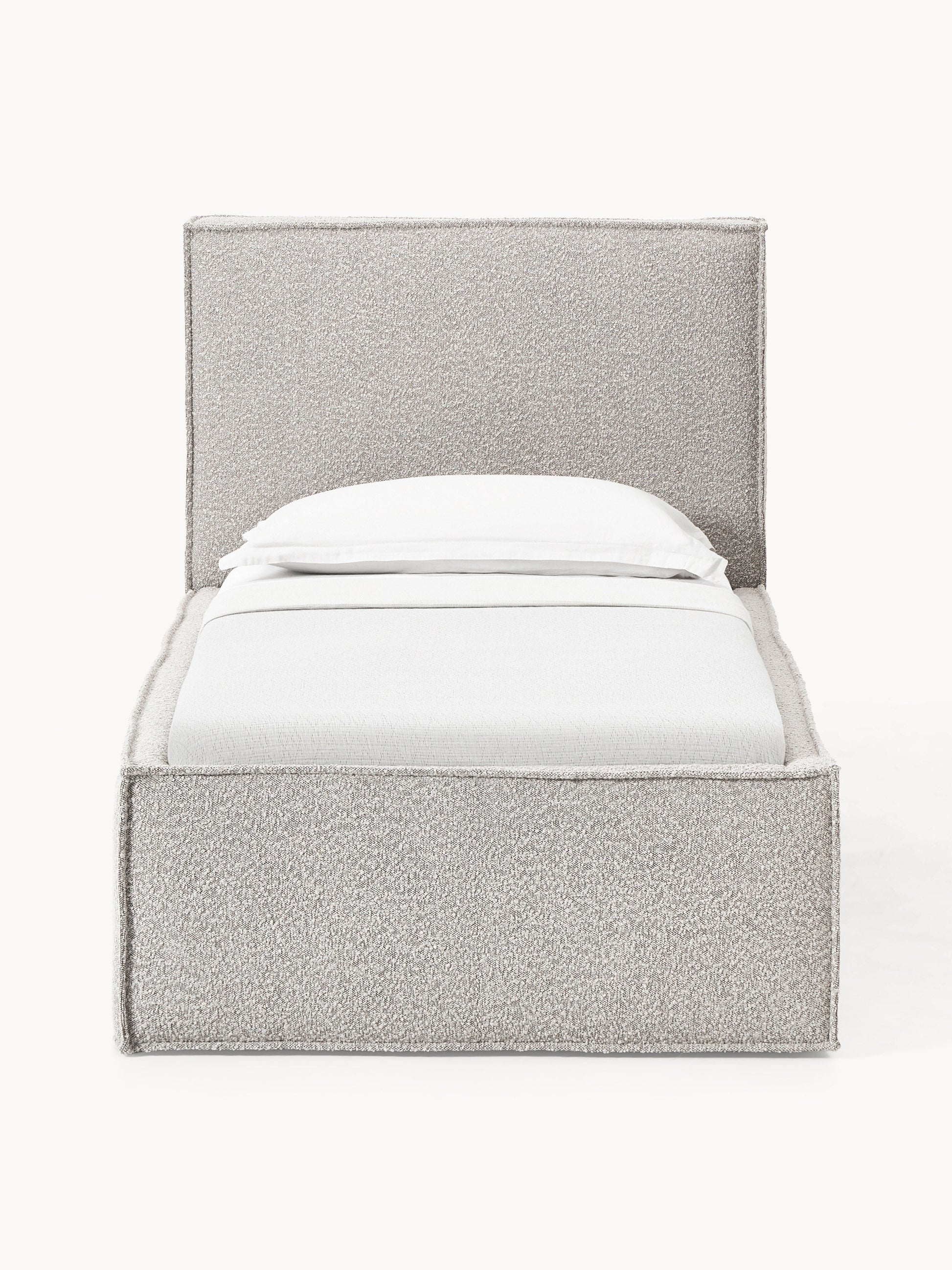 Drennova Single Bed in Bouclé