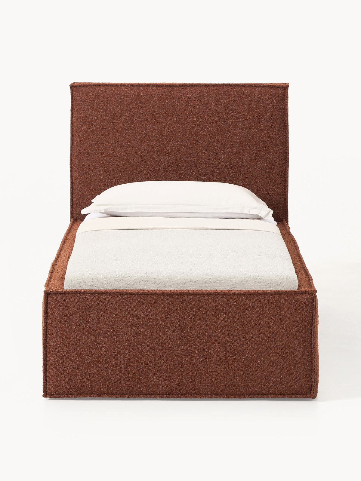 Drennova Single Bed in Bouclé