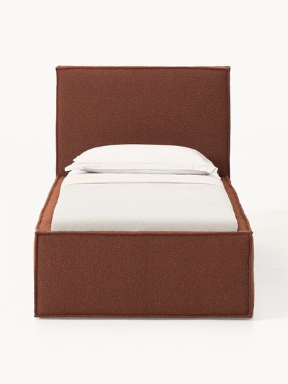Drennova Single Bed in Bouclé