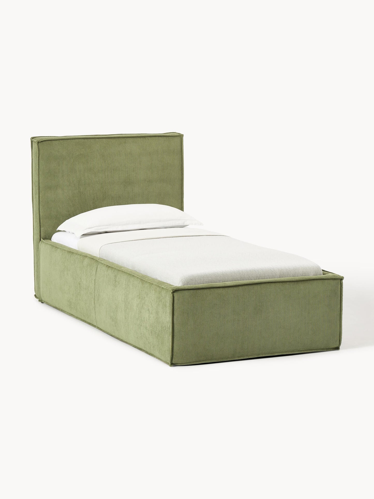 Drennova Single Bed in Corduroy